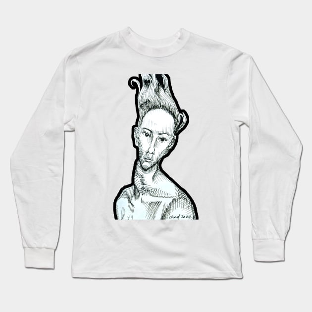 Wisp (anorexia) Long Sleeve T-Shirt by chadtheartist